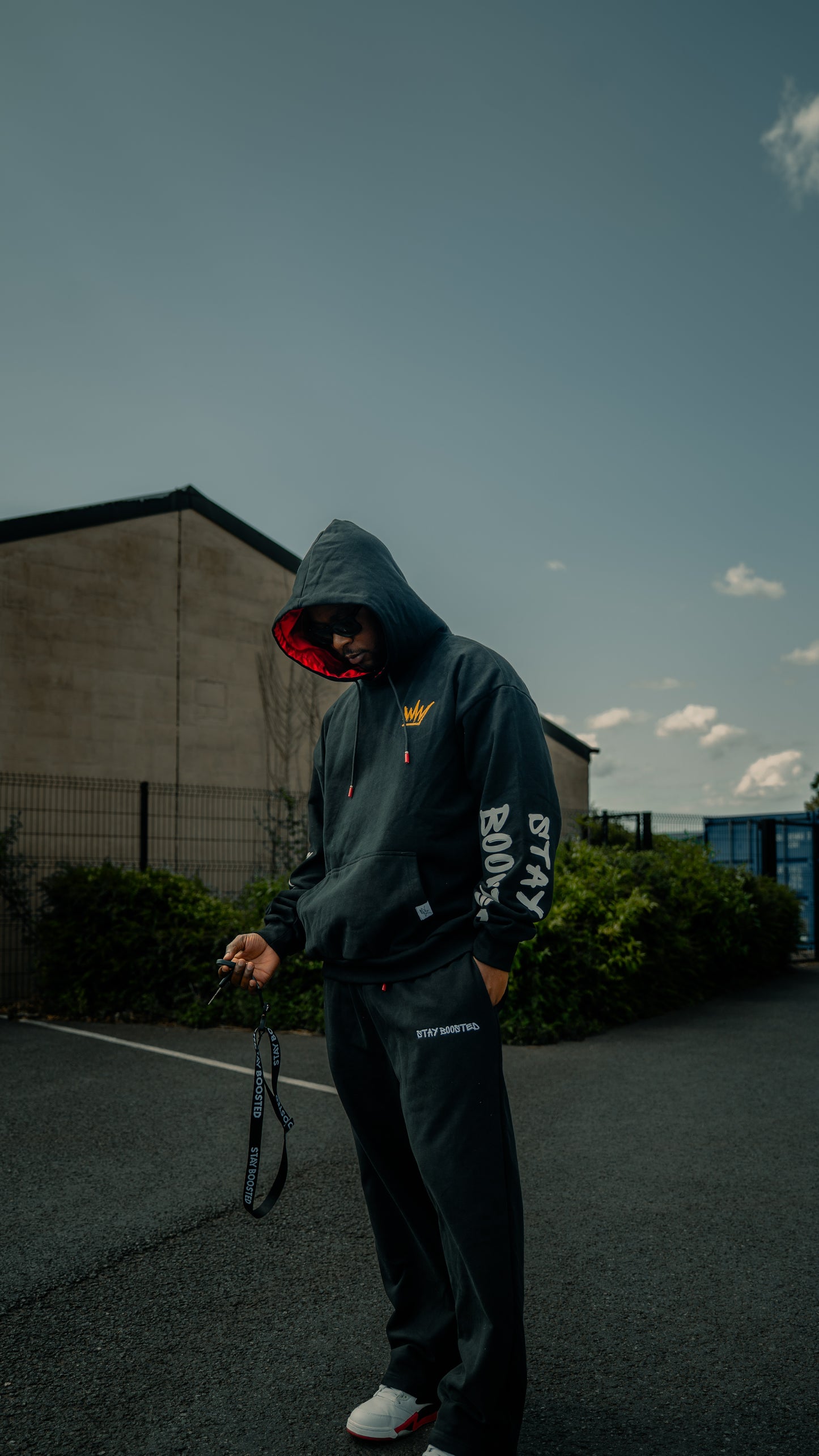 Fleece Lined “Stay Boosted” Sweat Pants
